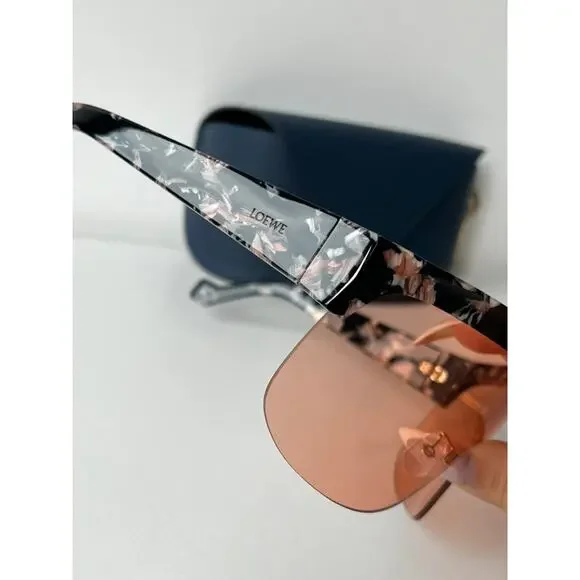 SALE! NEW Loewe LW40034U Shield Mask Sunglasses in Orange